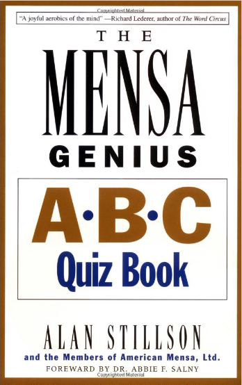 THE MENSA GENIUS ABC QUIZ BOOK